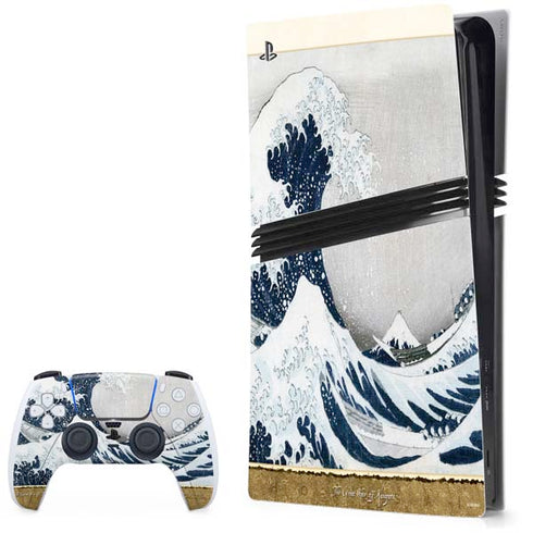 The Great Wave off Kanagawa by Hokusai PlayStation PS5 Skins